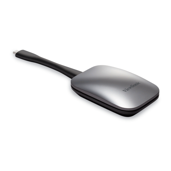 ViewSonic ViewBoard Cast Button VB-WPS-001 Bedienungsanleitung