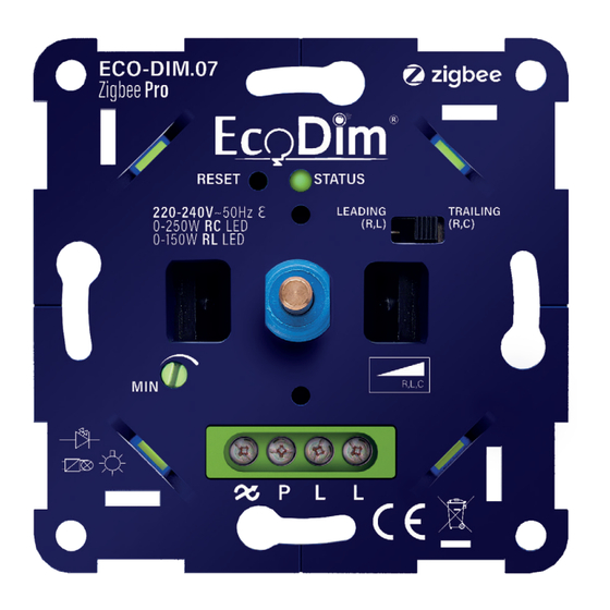 EcoDim ECO-DIM.07 Zigbee PRO Handbuch