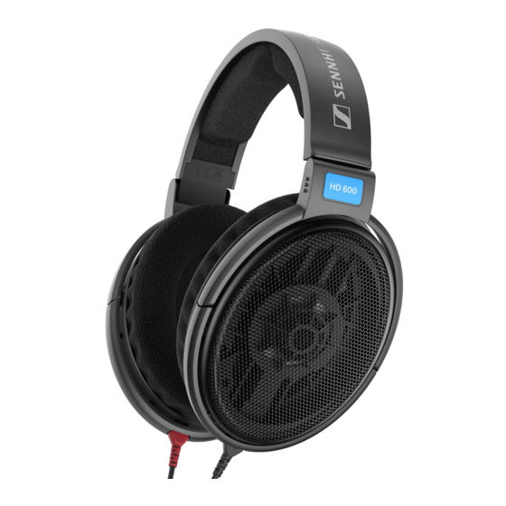 Sennheiser HD 600 Bedienungsanleitung