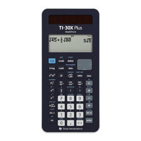 Texas Instruments TI-30X Plus MathPrint Handbuch