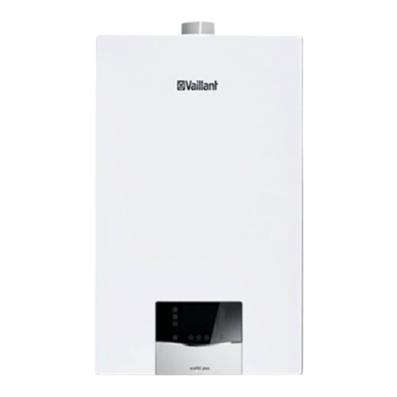 Vaillant ecoTEC plus VC Serie Installations- Und Wartungsanleitung