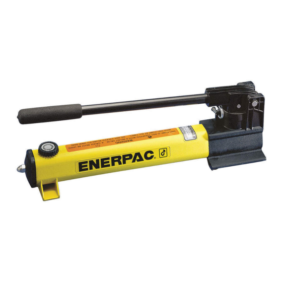 Enerpac P2282 Anleitungsblatt