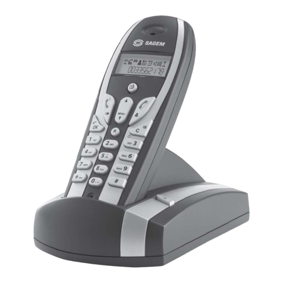 Sagem D20T Bedienungsanleitung