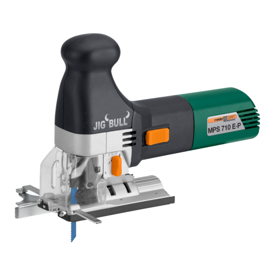 MEISTER CRAFT JIG BULL MPS 710 E-P Handbücher