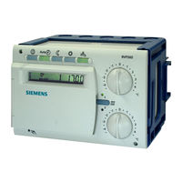 Siemens RVP360 Installationsanleitung
