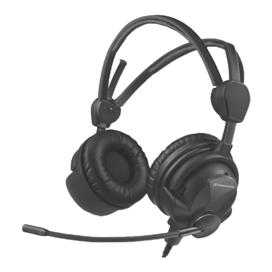 Sennheiser HME 26 Bedienungsanleitung