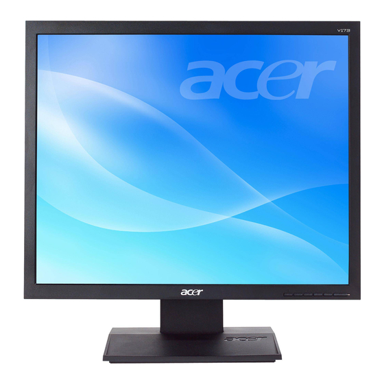 Acer V173 Benutzerhandbuch