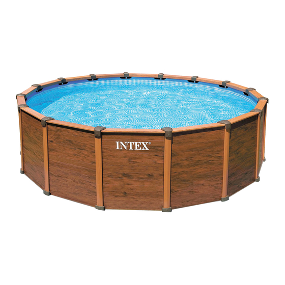 Intex Sequoia Spirit Wood-Frame-Pool-Set Handbücher