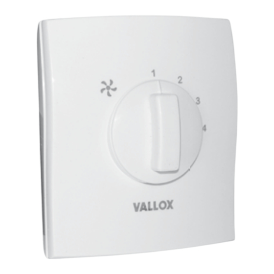 Vallox Simple Control Anleitung