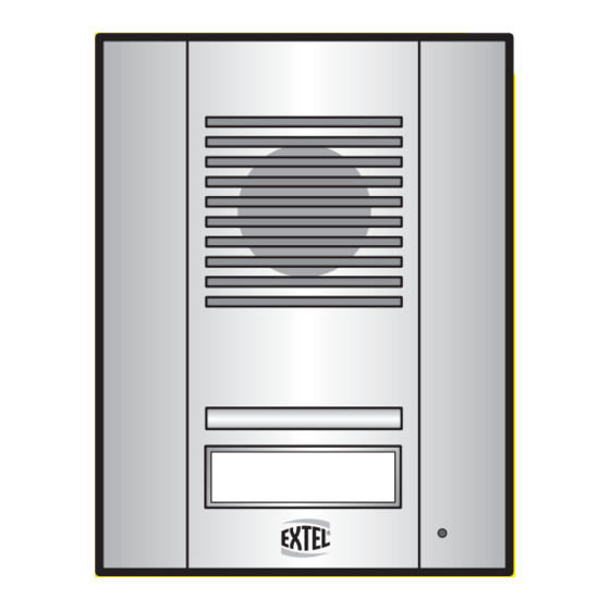 Extel PASF 10005WEPASFCB 10005 Installationshandbuch