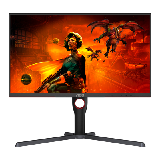 AOC U27G3X/BK Bedienungsanleitung