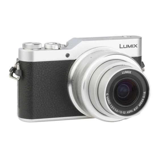 Panasonic lumix DC-GX800K Kurzbedienungsanleitung