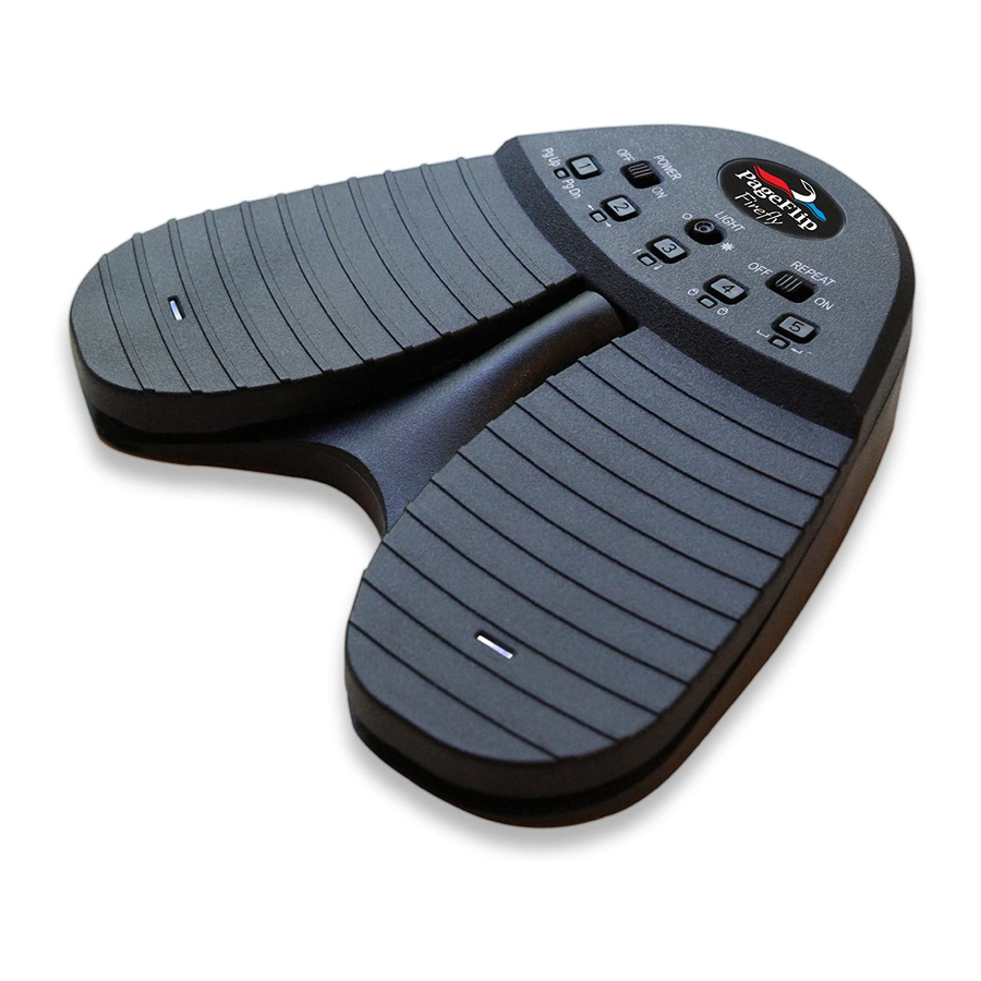 PageFlip Firefly Bluetooth Pedal Kurzanleitung