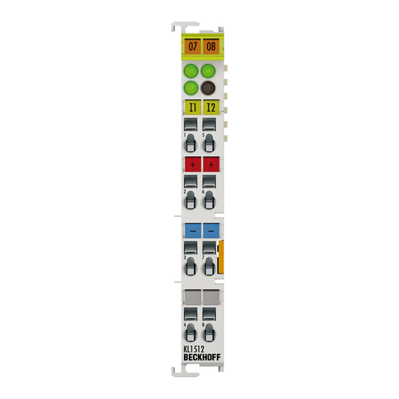 Beckhoff KL1501 Dokumentation