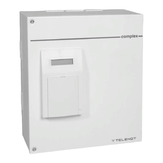 telenot complex 400 Technische Beschreibung