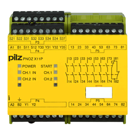 Pilz PNOZ X11P Bedienungsanleitung