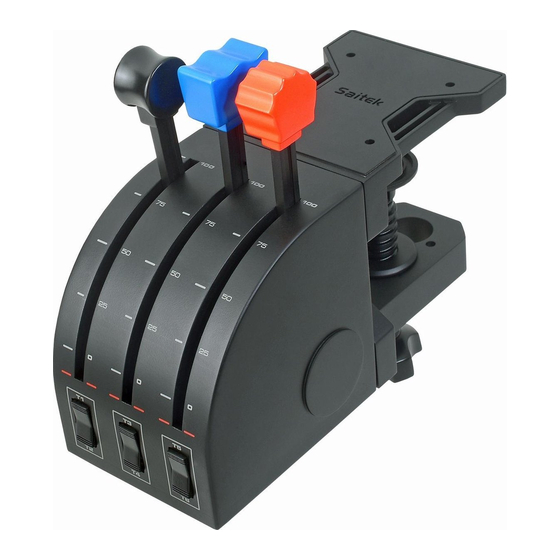 Saitek Pro Flight Throttle Quadrant Handbuch