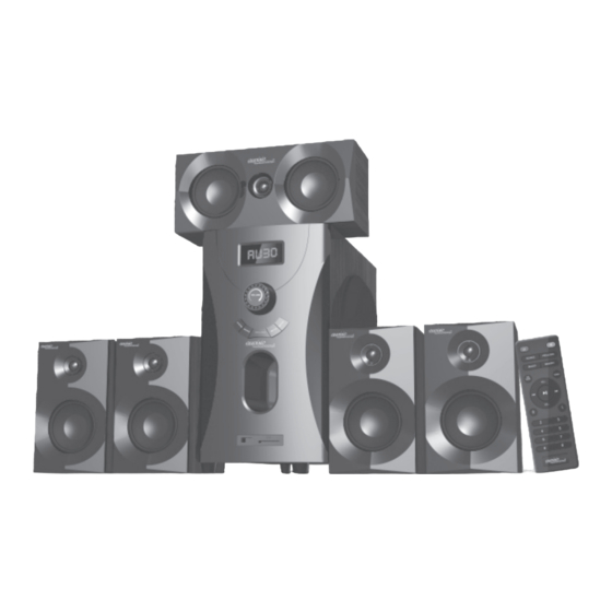 Auvisio HOME-THEATER SURROUND-SOUND-SYSTEM 5.1 Bedienungsanleitung