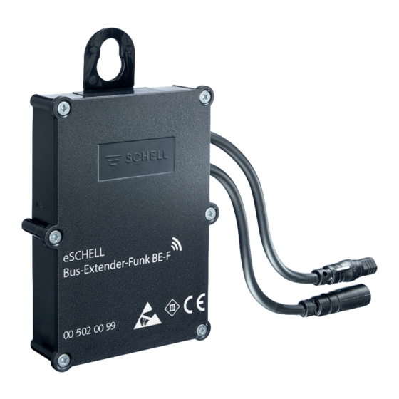 schell eSCHELL BE-F Kurzanleitung