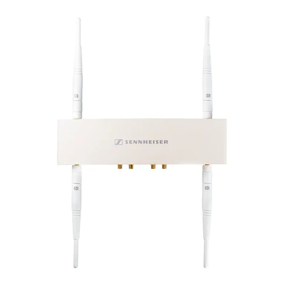 Sennheiser AWM 4 SpeechLine Digital Wireless Kurzanleitung