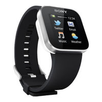 Sony SmartWatch Bedienungsanleitung