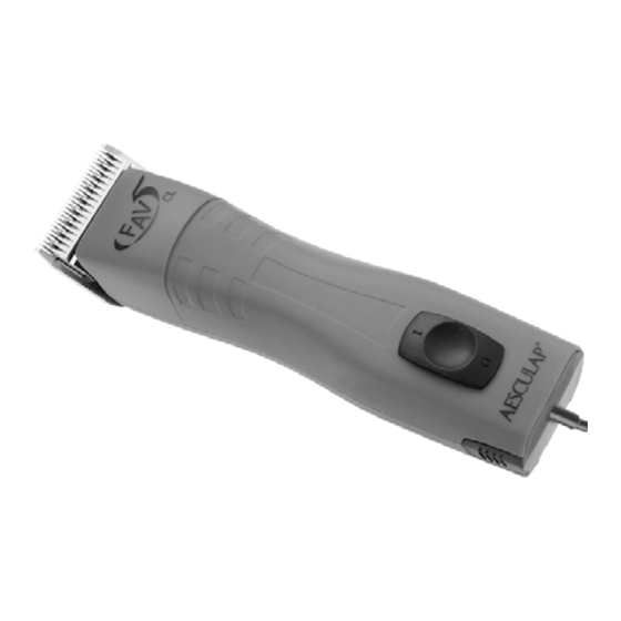 Aesculap Favorita Hybrid Gebrauchsanweisung