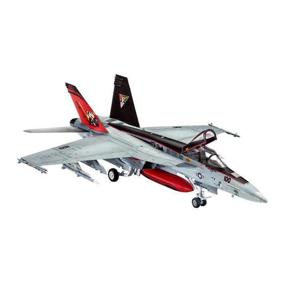 REVELL F/A-18 E Super Hornet Bedienungsanleitung