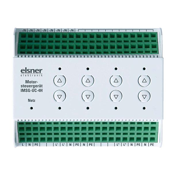 elsner elektronik IMSG-UC-4H Technische Daten Und Installationshinweise