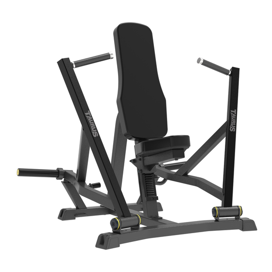 Taurus Seated Chest Press IFP Montage- Und Bedienungsanleitung