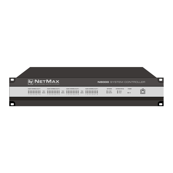 Electro-Voice N8000 Bedienungsanleitung
