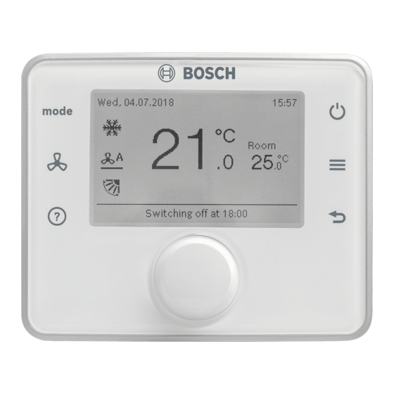 Bosch Air Room Control ARC C-1 Bedienungsanleitung