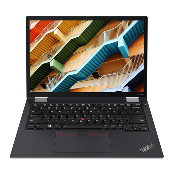 Lenovo ThinkPad X13 Yoga Gen 2 Handbücher