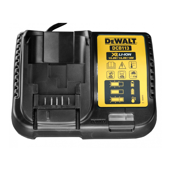 DeWalt DCB113 Bersetzt Von Den Originalanweisungen