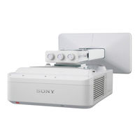 Sony VPL-SW526C Bedienungsanleitung