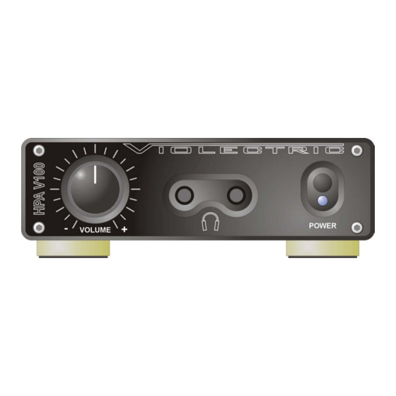 Violectric HPA V100 Bedienungsanleitung