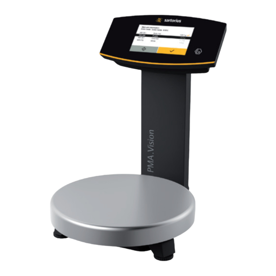 Sartorius PMA.Vision Installationsanleitung