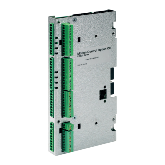 Danfoss MCO351 Bedienungsanleitung
