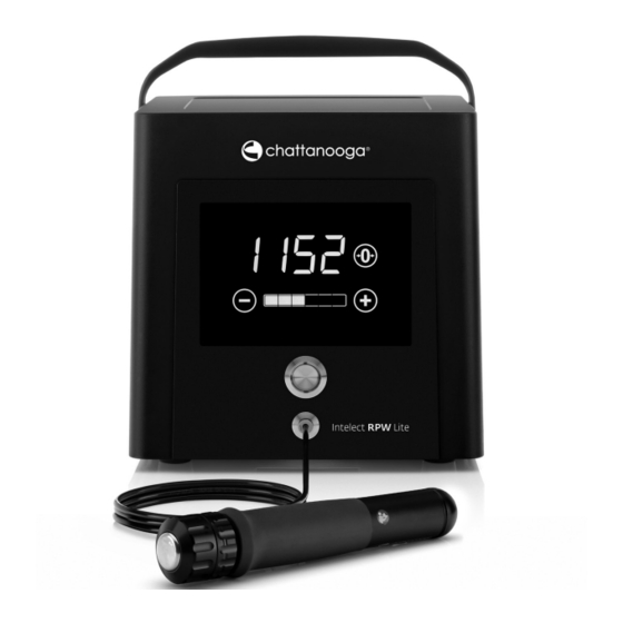 Chattanooga INTELECT RPW LITE Betrieb & Installationshinweise