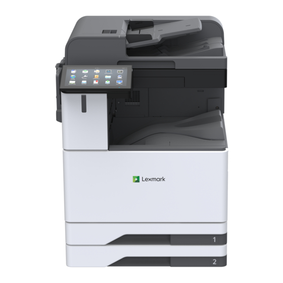 Lexmark CX942 Kurzanleitung