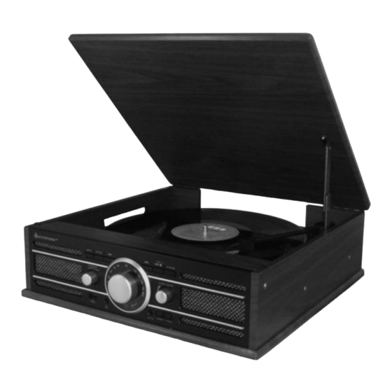 SOUNDMASTER PL550BR Bedienungsanleitung
