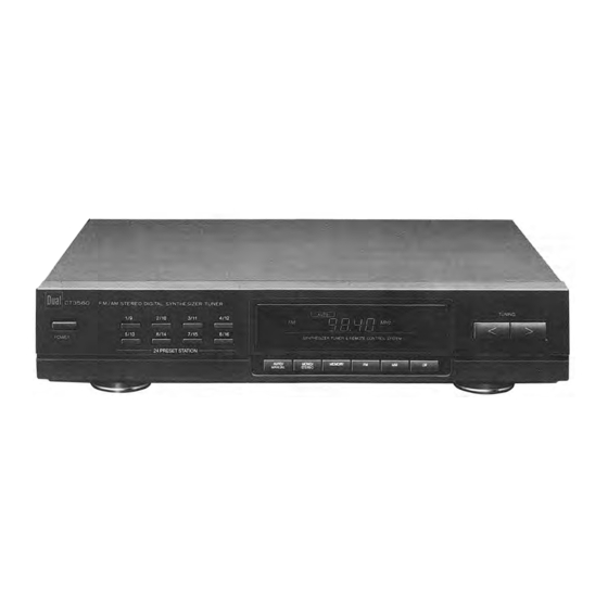 Dual CT 3560 Serviceanleitung