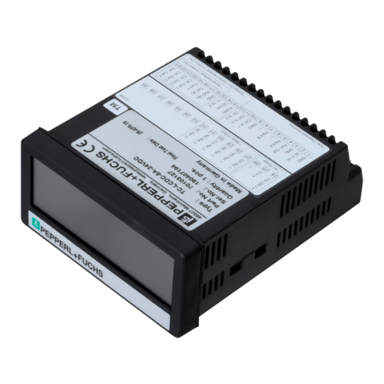 Pepperl+Fuchs TC-LCDC-8A-24VDC Handbuch