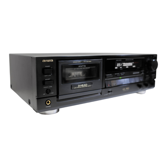 Aiwa AD-F810 Bedienungsanleitung