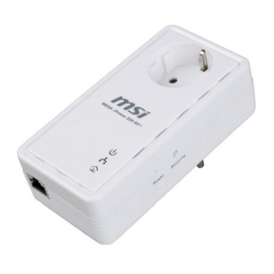 MSI MEGA ePower 200AV+ Bedienerhandbuch