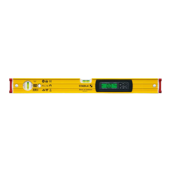 Stabila TECH 196 Bedienungsanleitung