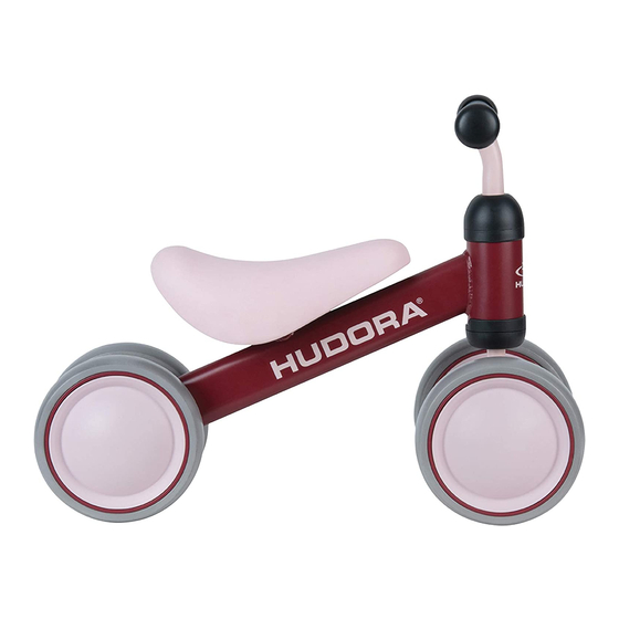 Hudora Mini Aufbau- Und Gebrauchsanleitung