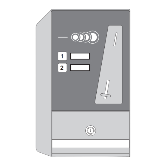 V-ZUG Coin-System 1 Bedienungsanleitung