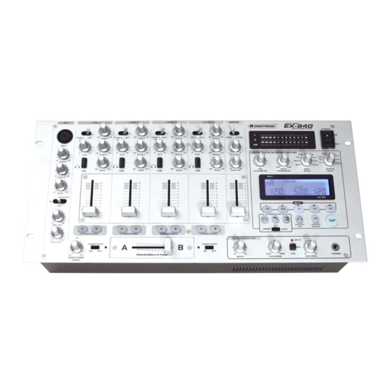 Omnitronic EX-840 Bedienungsanleitung