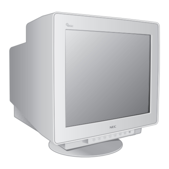 NEC MultiSync FE 2111 SB Bedienungsanleitung