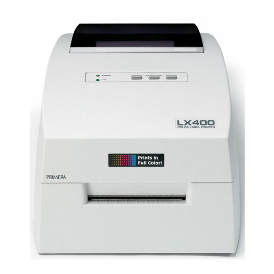 Primera LX400e Benutzerhandbuch
